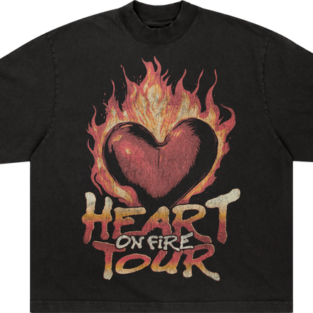 “HEART ON FIRE TOUR” BOXY TEE