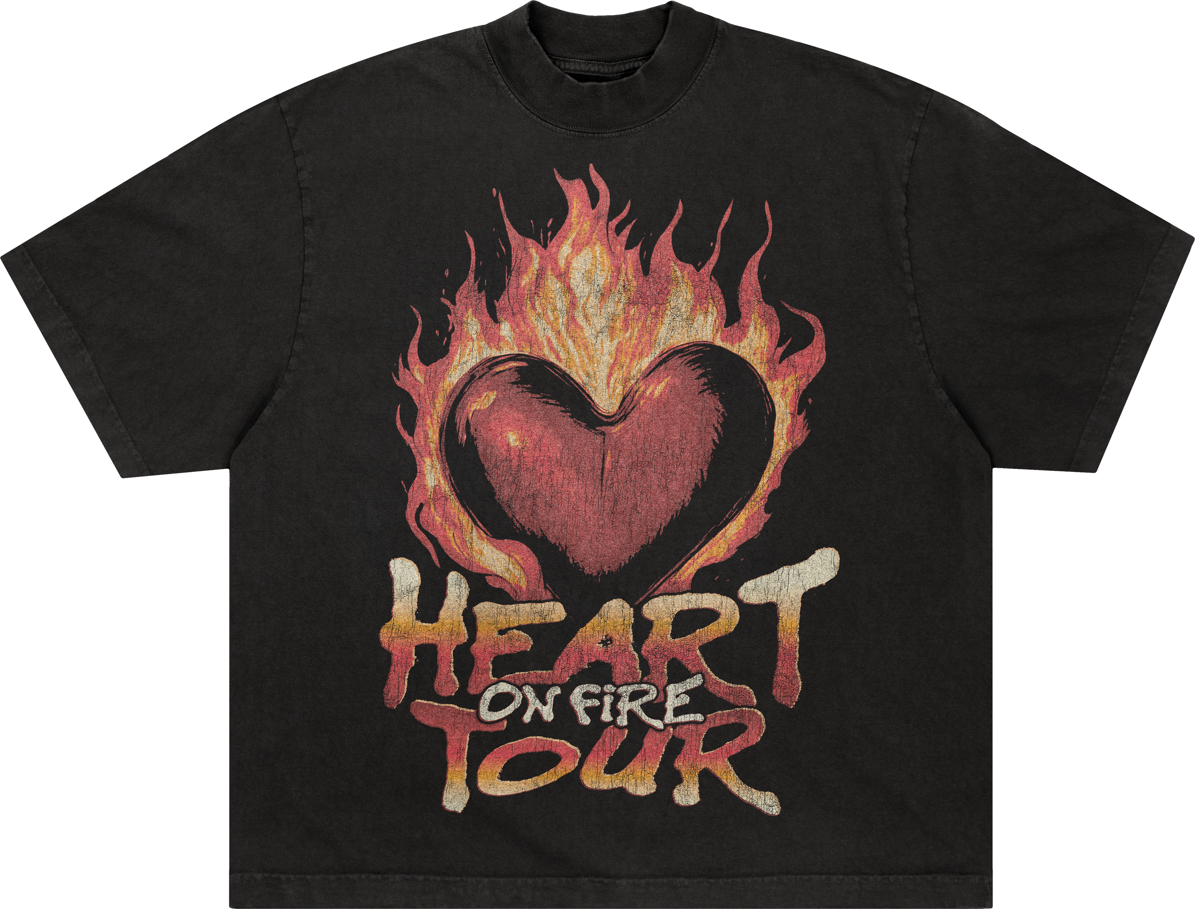 “HEART ON FIRE TOUR” BOXY TEE