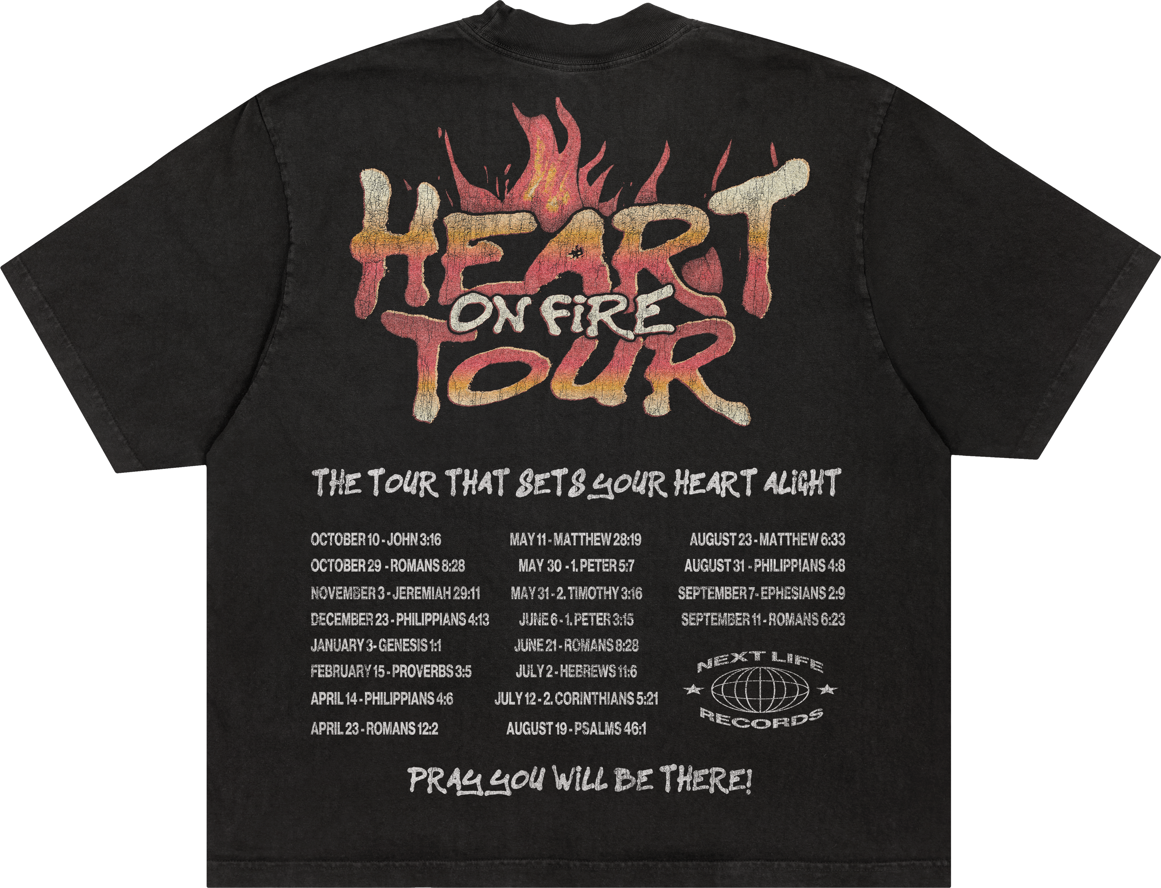 “HEART ON FIRE TOUR” BOXY TEE